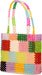 Color Block Beaded Bag