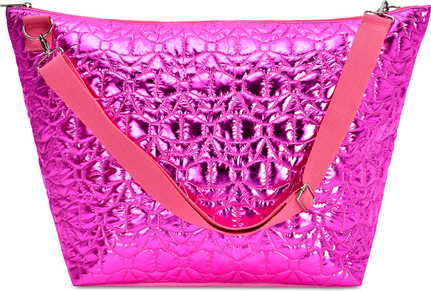 Shining Bows Puffy Weekender Bag