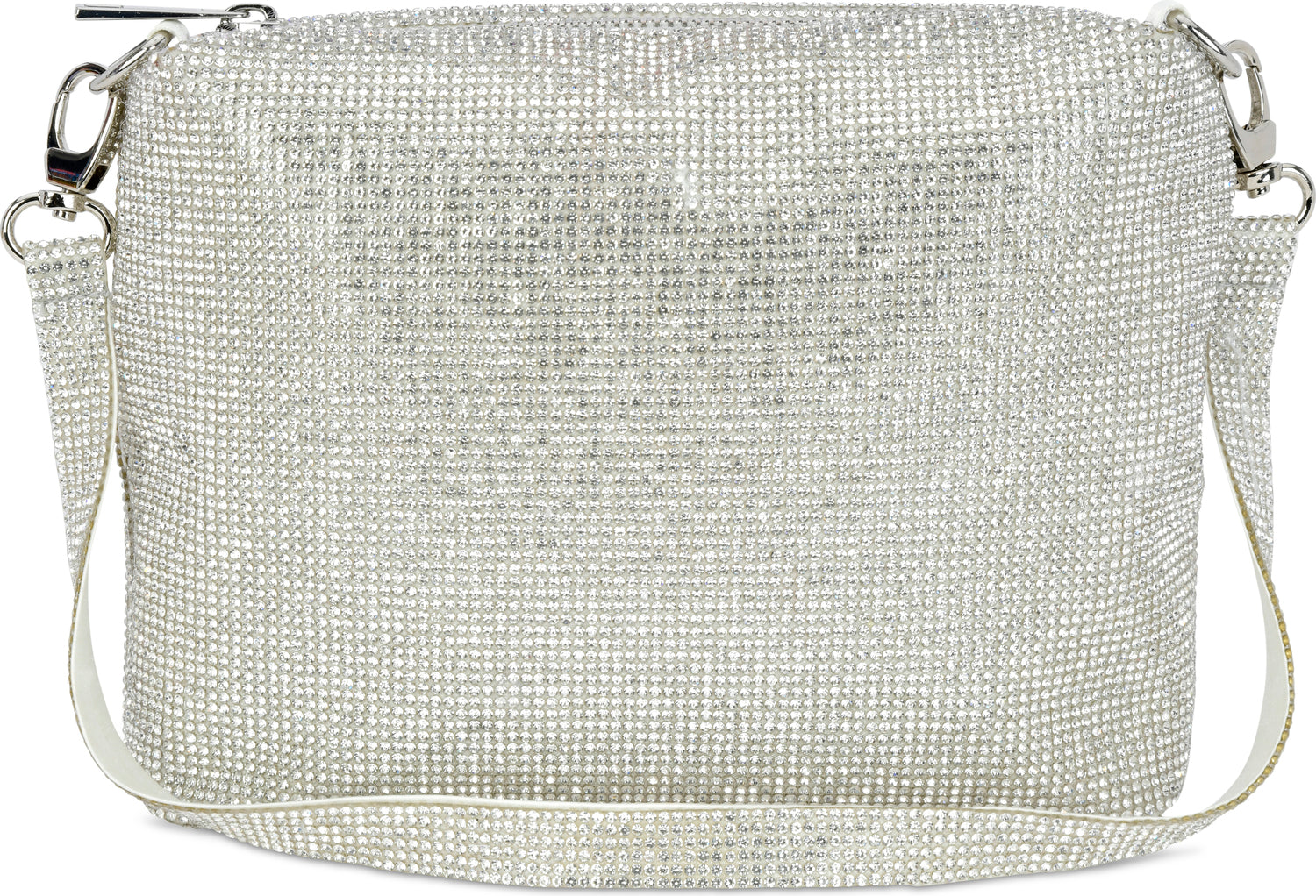 White Crystal Crossbody Bag