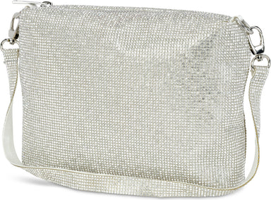 White Crystal Crossbody Bag