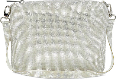 White Crystal Crossbody Bag