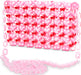 Pink Hearts Beaded Crossbody Bag