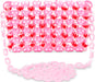 Pink Hearts Beaded Crossbody Bag