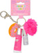 Donut Lip Gloss And Lip Oil Key Chain Set