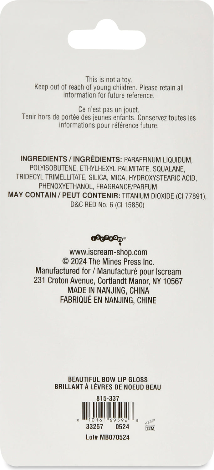 Beautiful Bow Lip Gloss