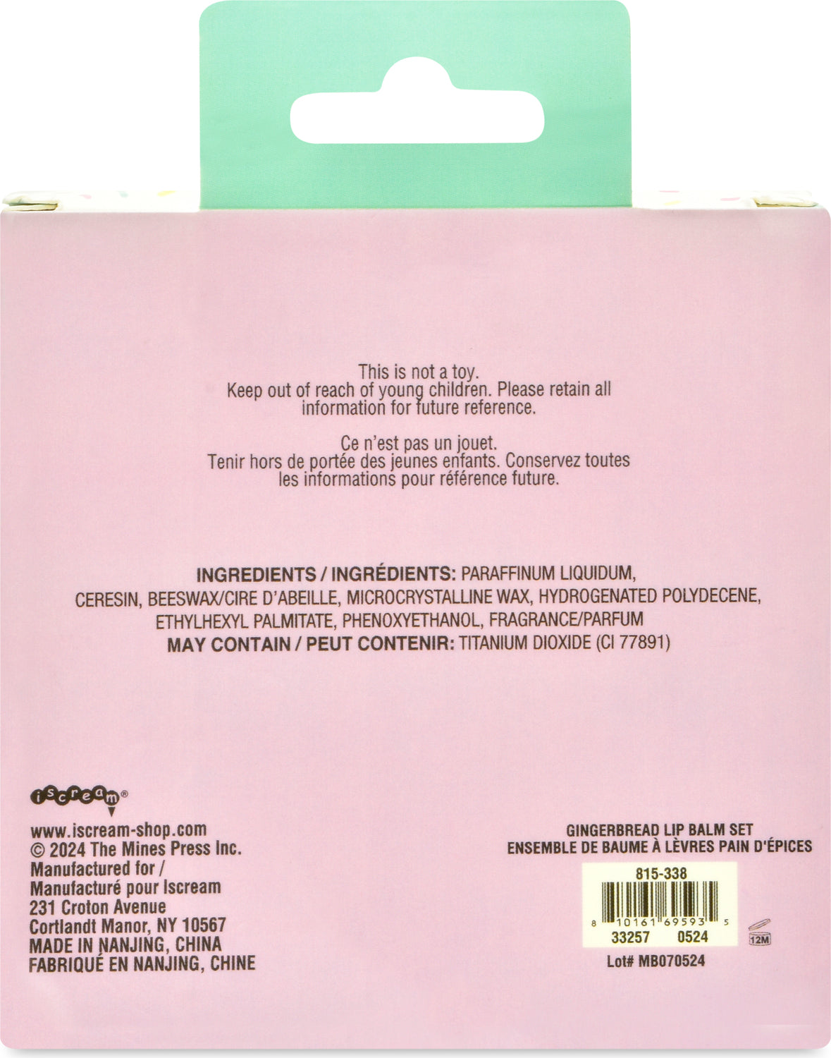 Gingerbread Lip Balm Set