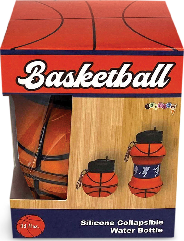 Basketball Collapsible Water Bottle