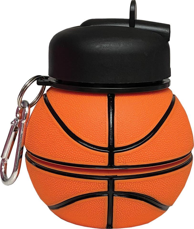 Basketball Collapsible Water Bottle