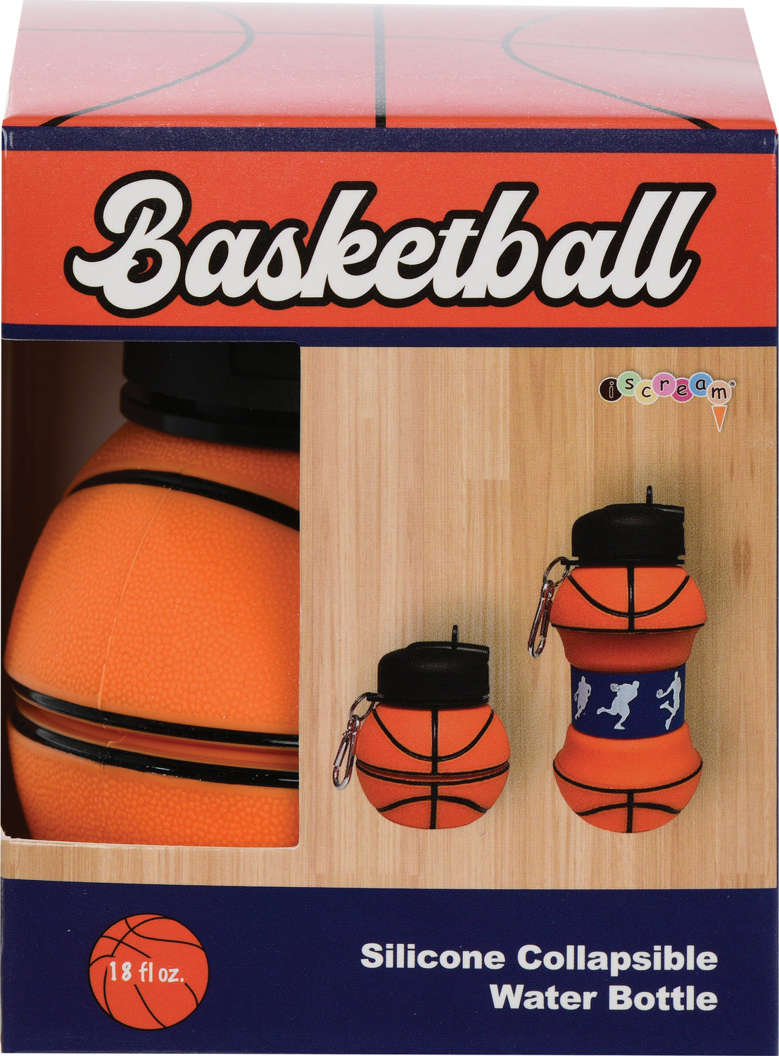 Basketball Collapsible Water Bottle