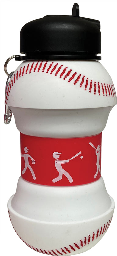 Baseball Collapsible Water Bottle