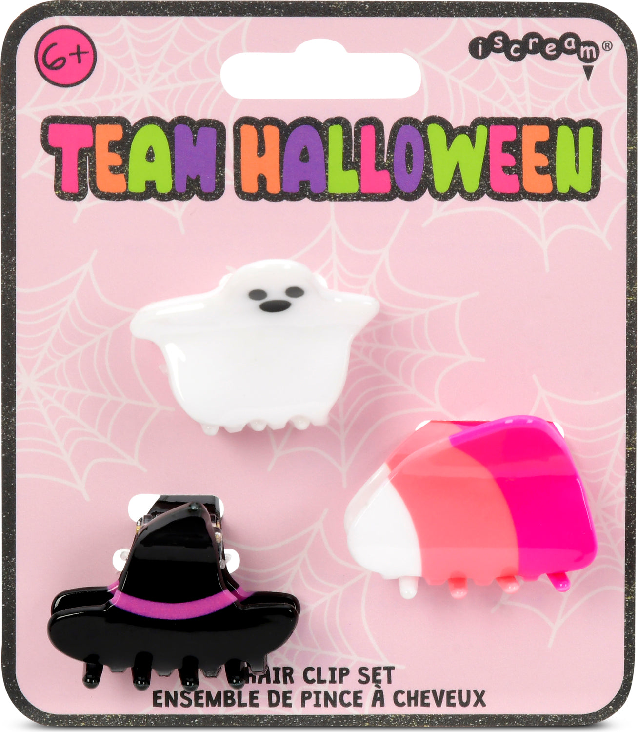 Team Halloween Hair Clip Set