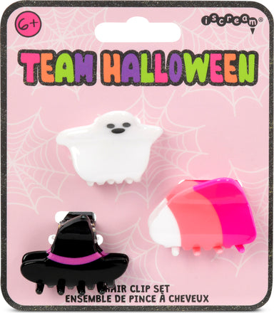 Team Halloween Hair Clip Set
