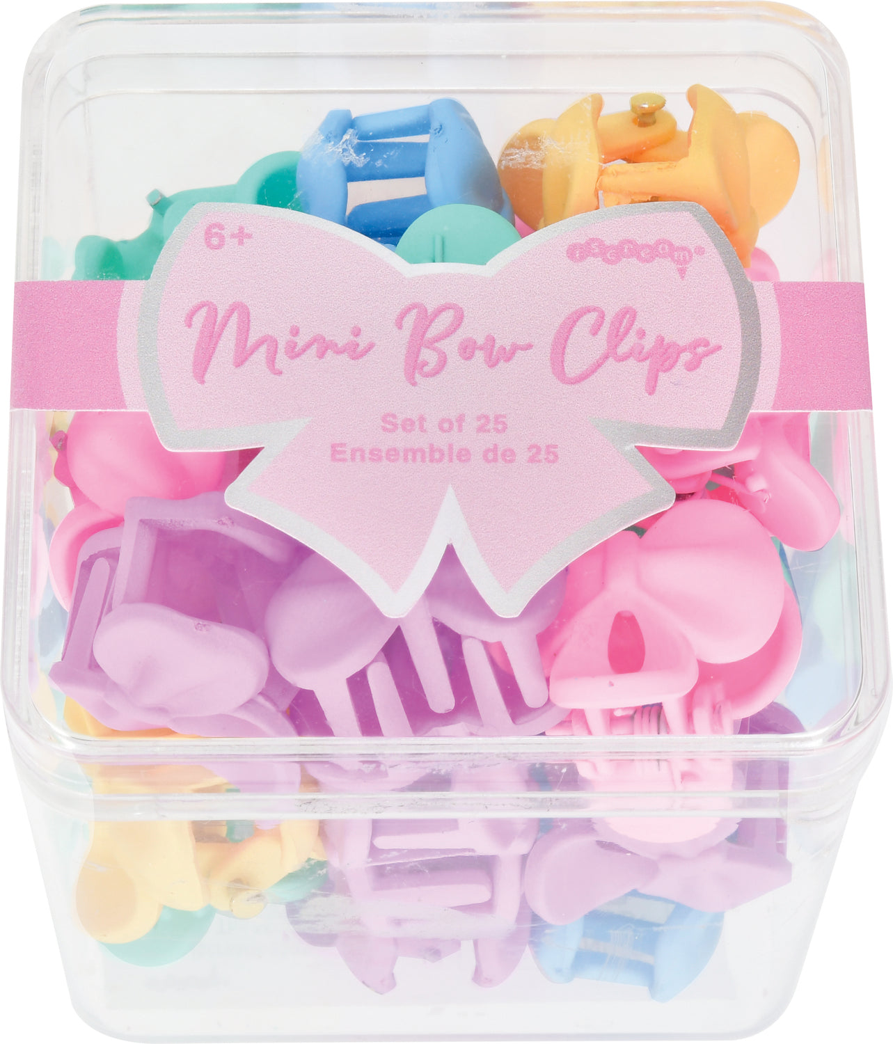 Mini Bows Hair Clips Set