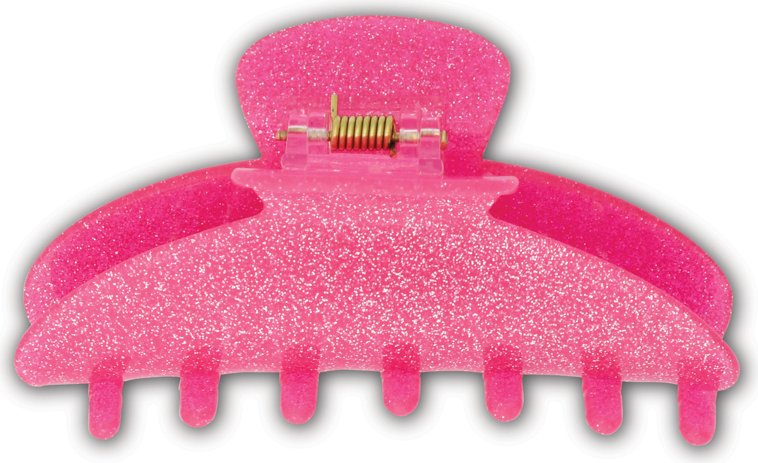 5 Pack Glitter Clips In Reusable Pouch