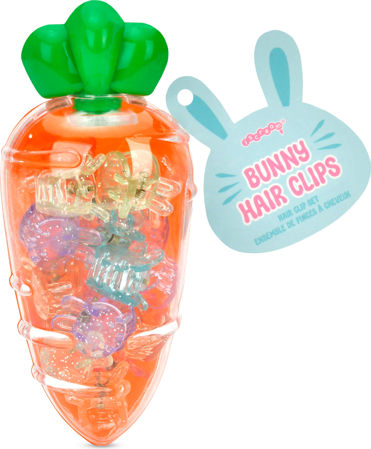 Carrot Mini Bunny Clips