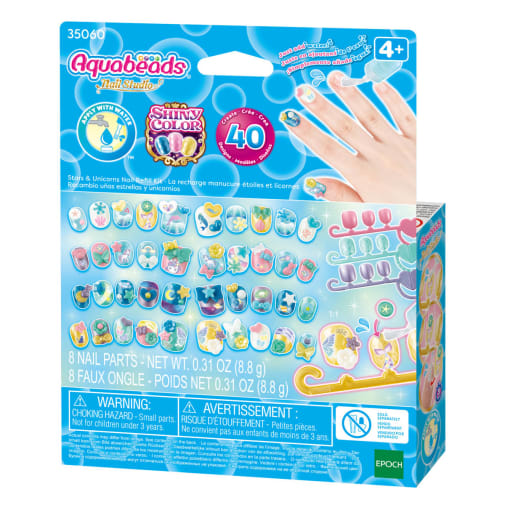 Aquanails Stars & Unicorn Nail Refill Kit