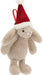 Bashful Christmas Bunny Decoration