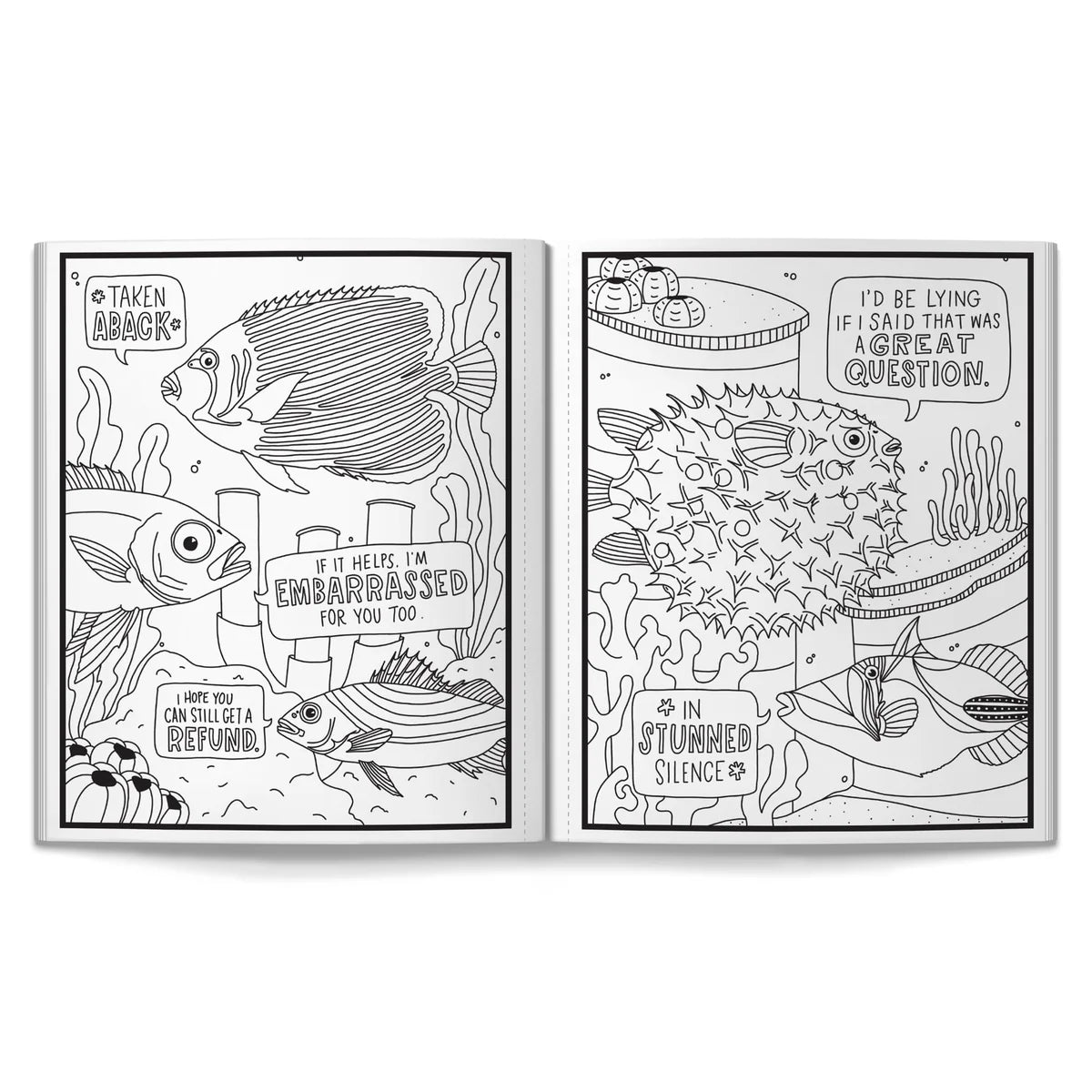 Coloring Book Judgy Fish