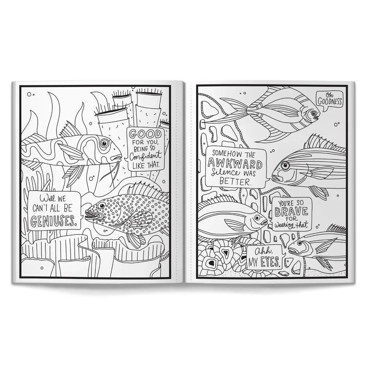 Coloring Book Judgy Fish