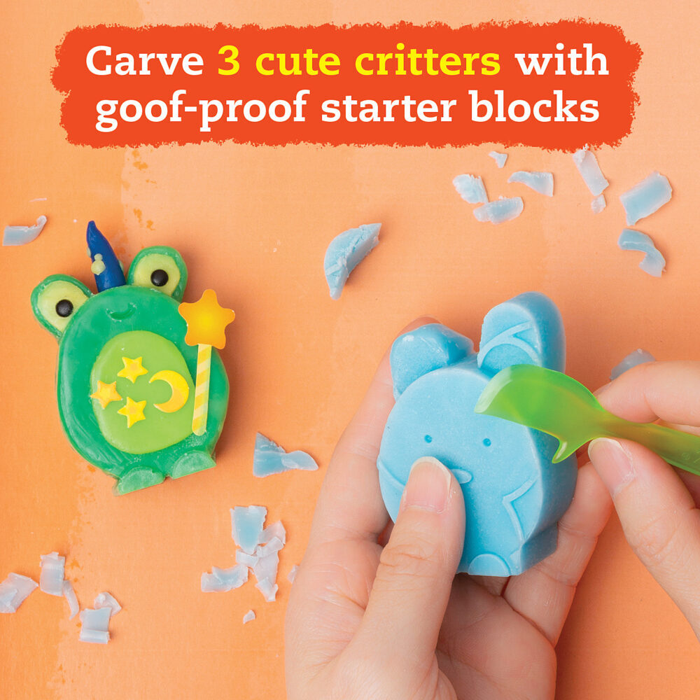 Easy-to-Carve Wax Animals