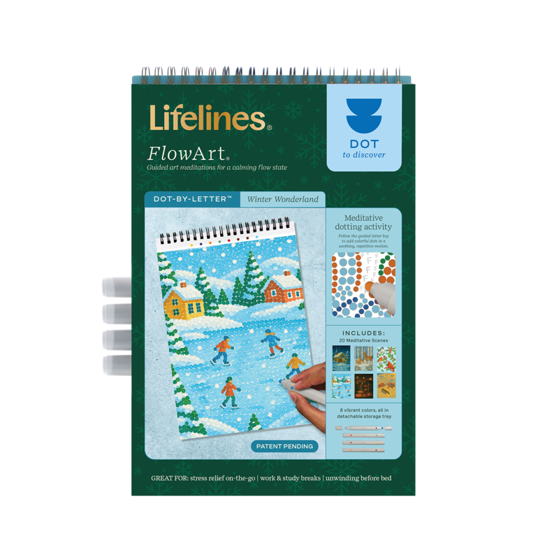 Lifelines FlowArt Dot-By-Letter - Winter Wonderland