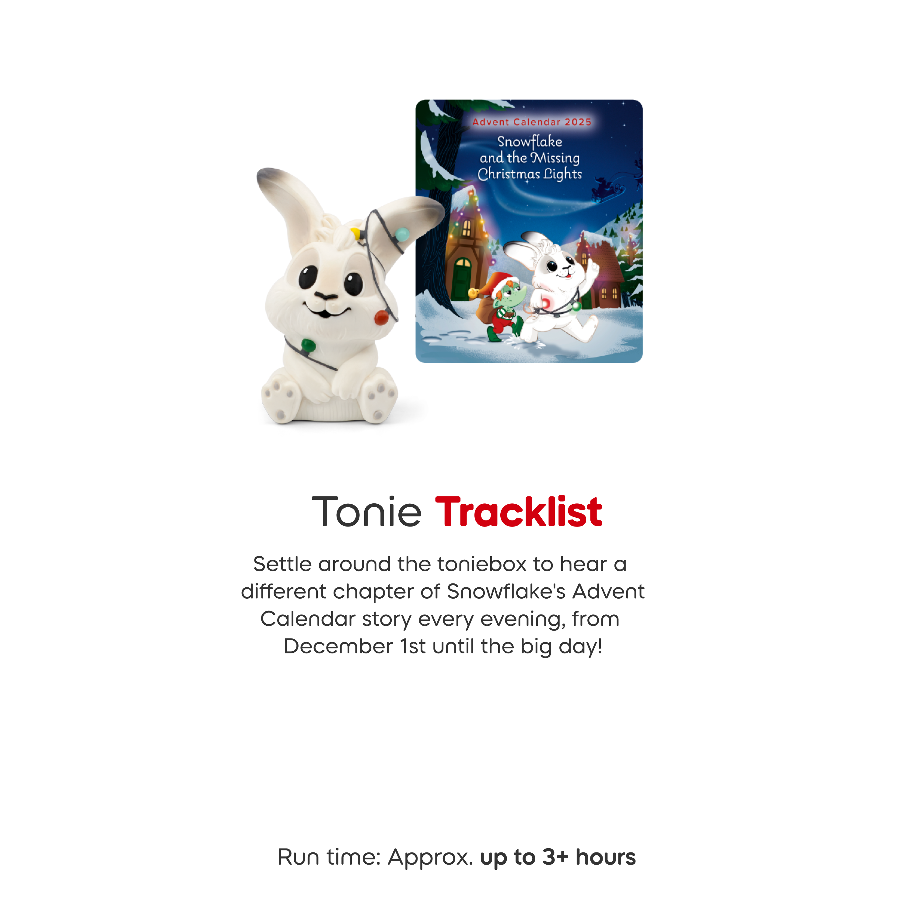 Snowflake and the Missing Christmas Lights Advent Calendar Tonie