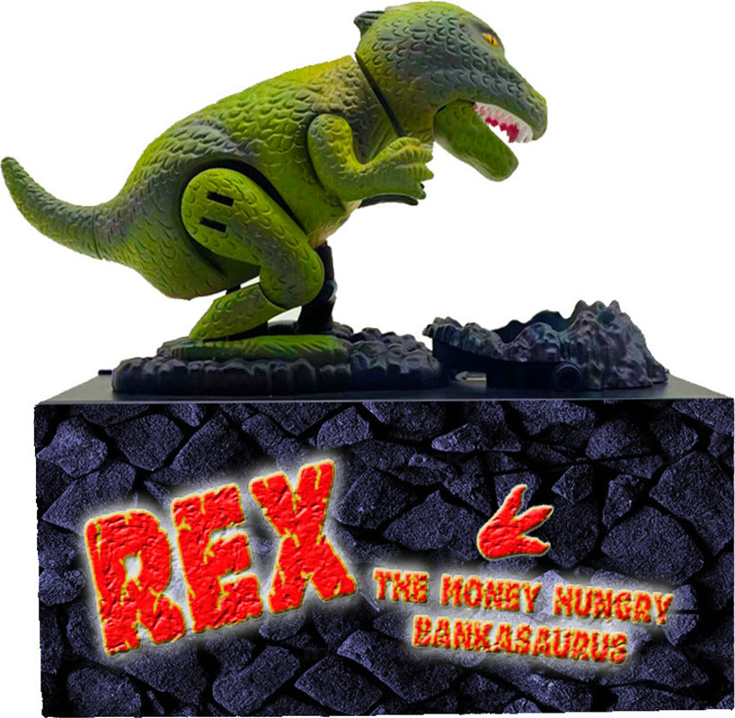 REX -the money hungry bankasaurus Dino Bank