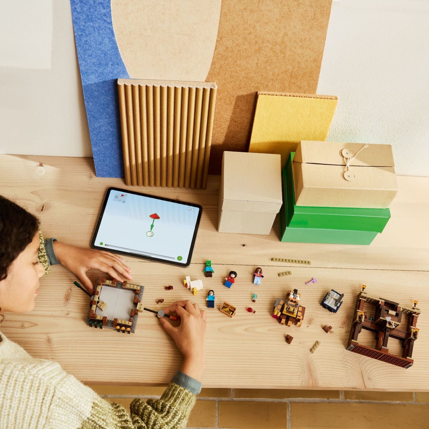 LEGO Minecraft: Woodland Mansion Fighting Ring