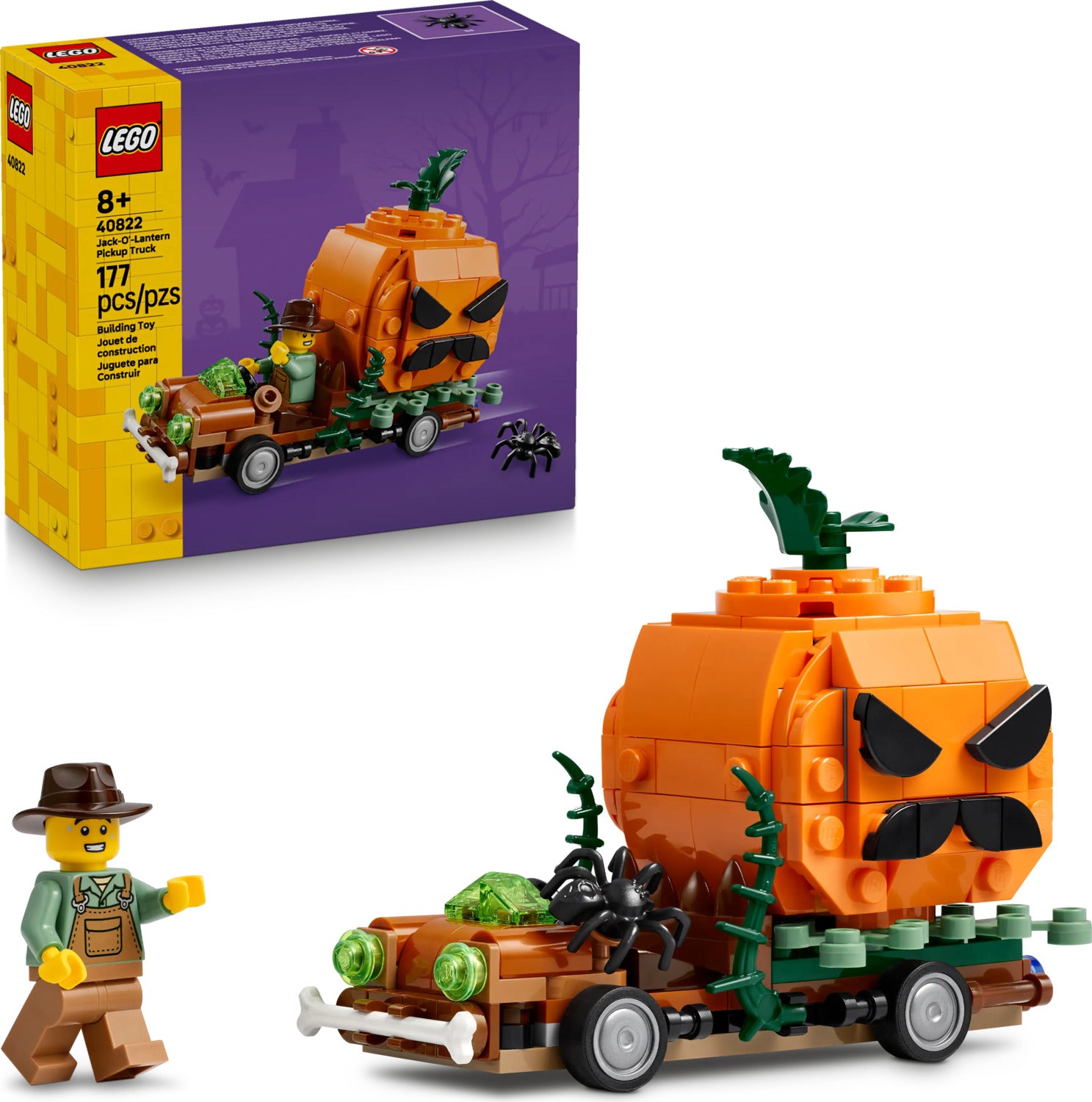 LEGO® Jack-O’-Lantern Pickup Truck