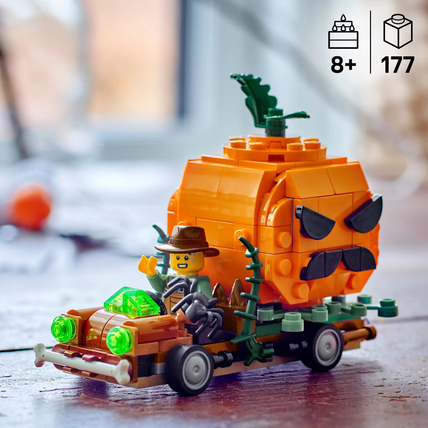 LEGO® Jack-O’-Lantern Pickup Truck