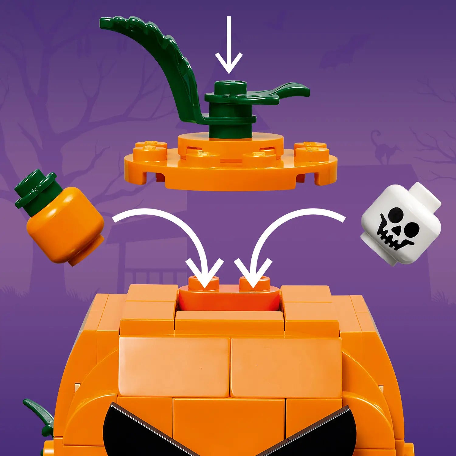 LEGO® Jack-O’-Lantern Pickup Truck