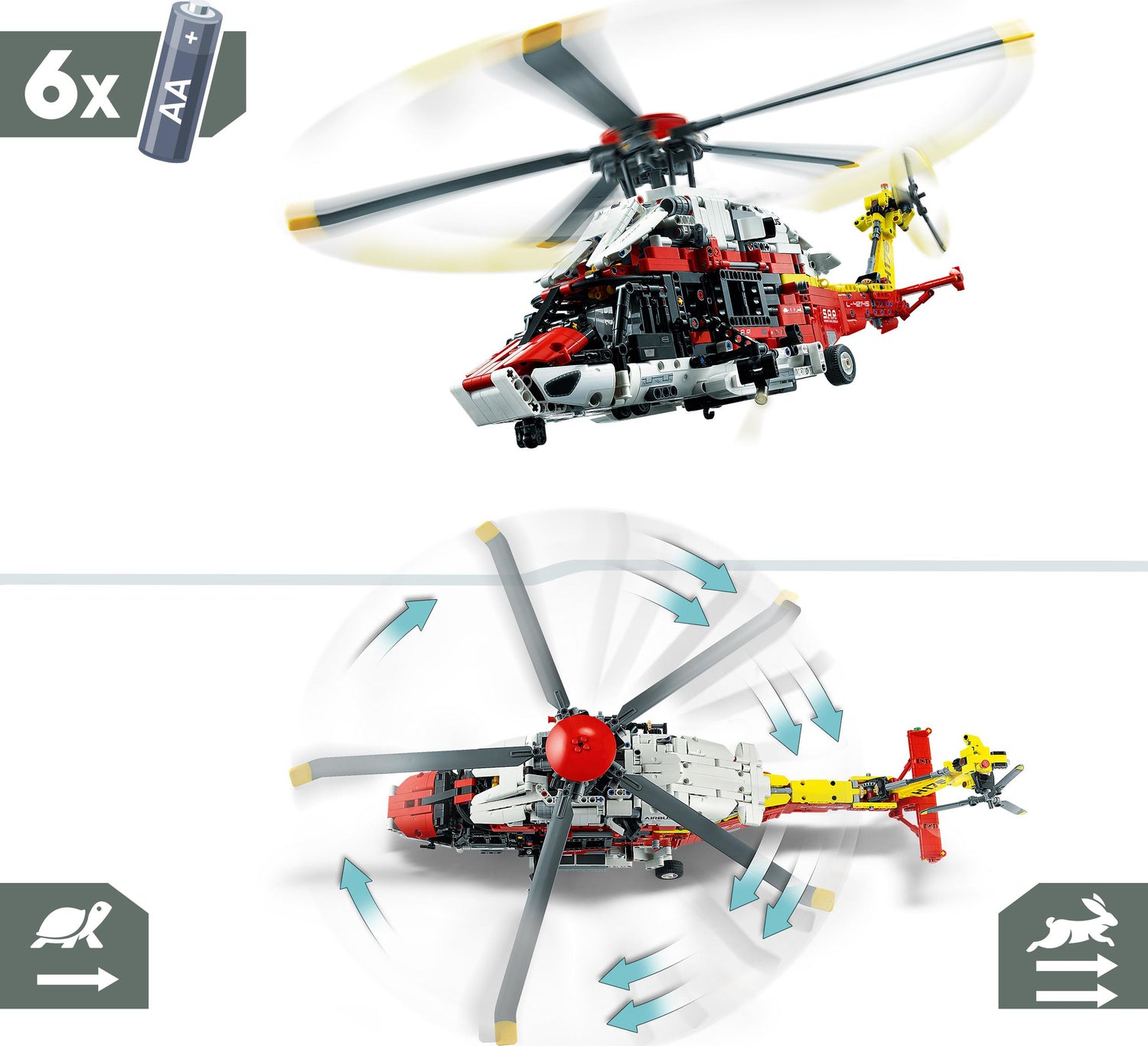 LEGO® Technic Airbus H175 Rescue Helicopter Toy