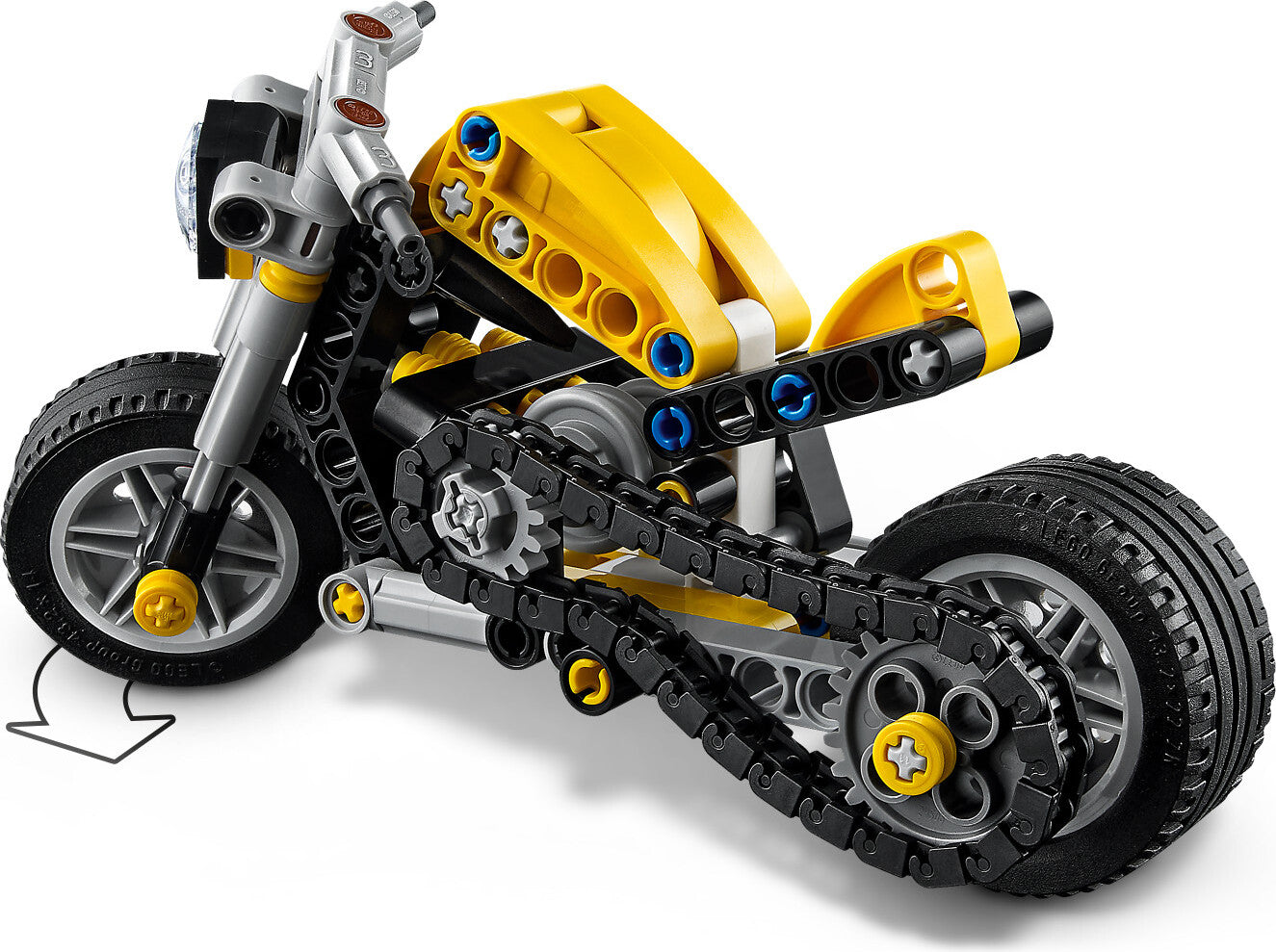 LEGO Technic: Yellow Motorcycle