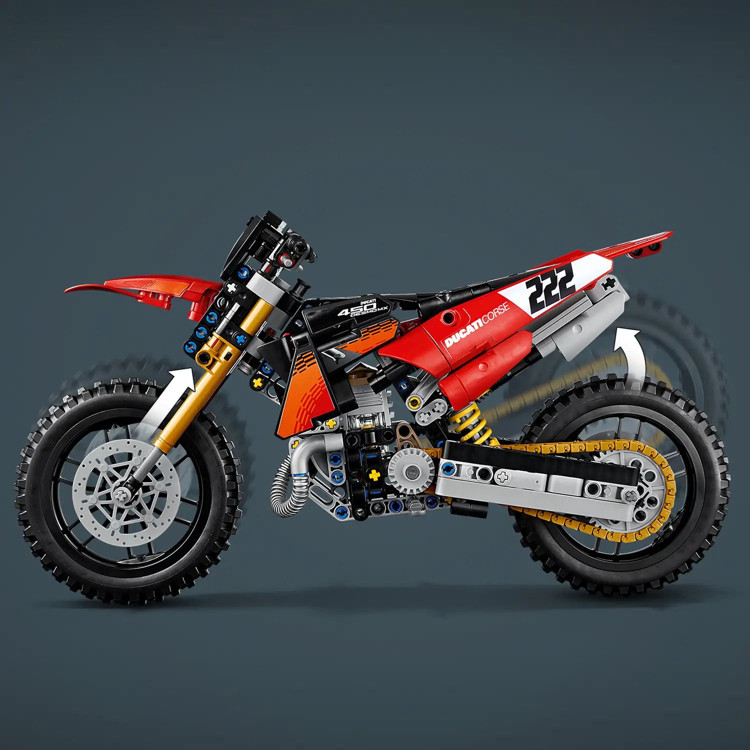 LEGO® Technic™ Ducati Desmo450 MX Factory Motorcycle