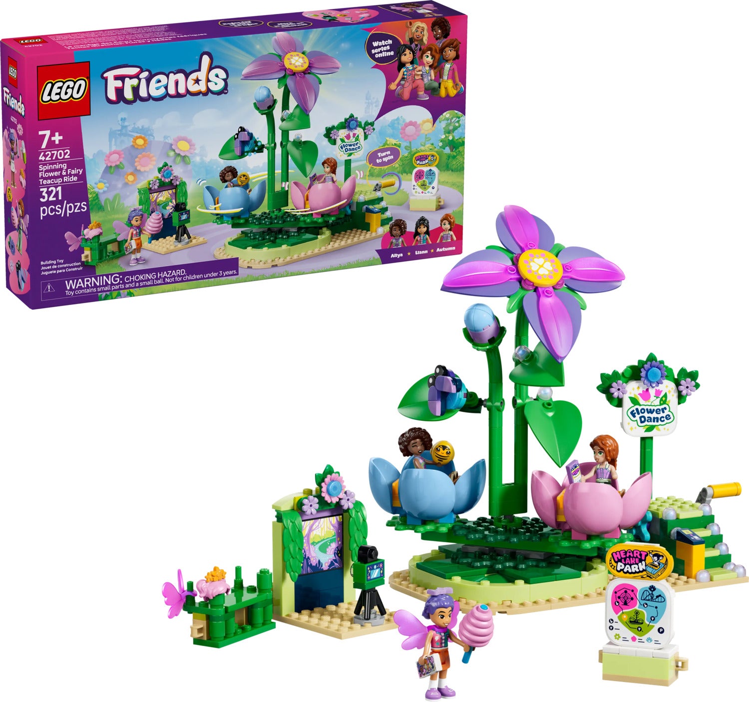 LEGO® Friends Spinning Flower & Fairy Teacup Ride