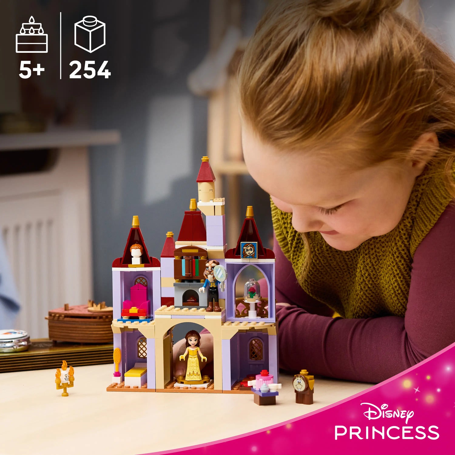 LEGO® ǀ Disney Princess Belle & the Beast’s Enchanted Castle