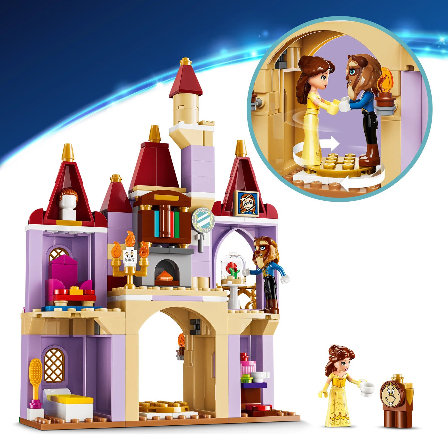 LEGO® ǀ Disney Princess Belle & the Beast’s Enchanted Castle