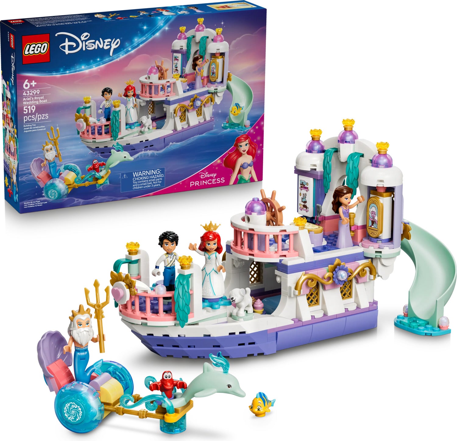 LEGO® ǀ Disney Princess Ariel’s Royal Wedding Boat