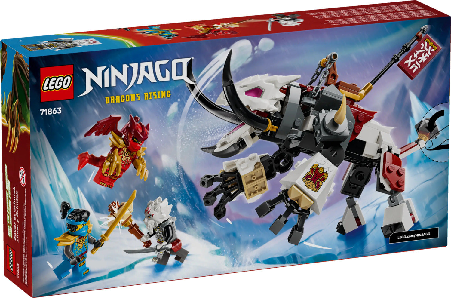 LEGO® NINJAGO® Zilvar and Grimtak the Dragon Beast