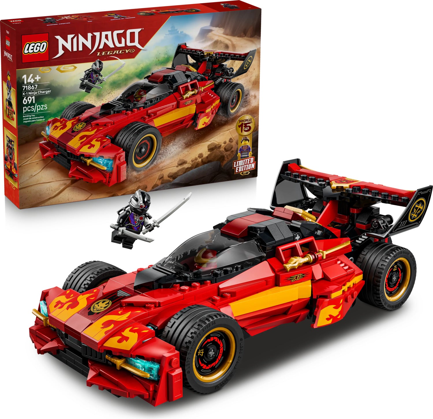 LEGO® NINJAGO® X-1 Ninja Charger 15th Anniversary