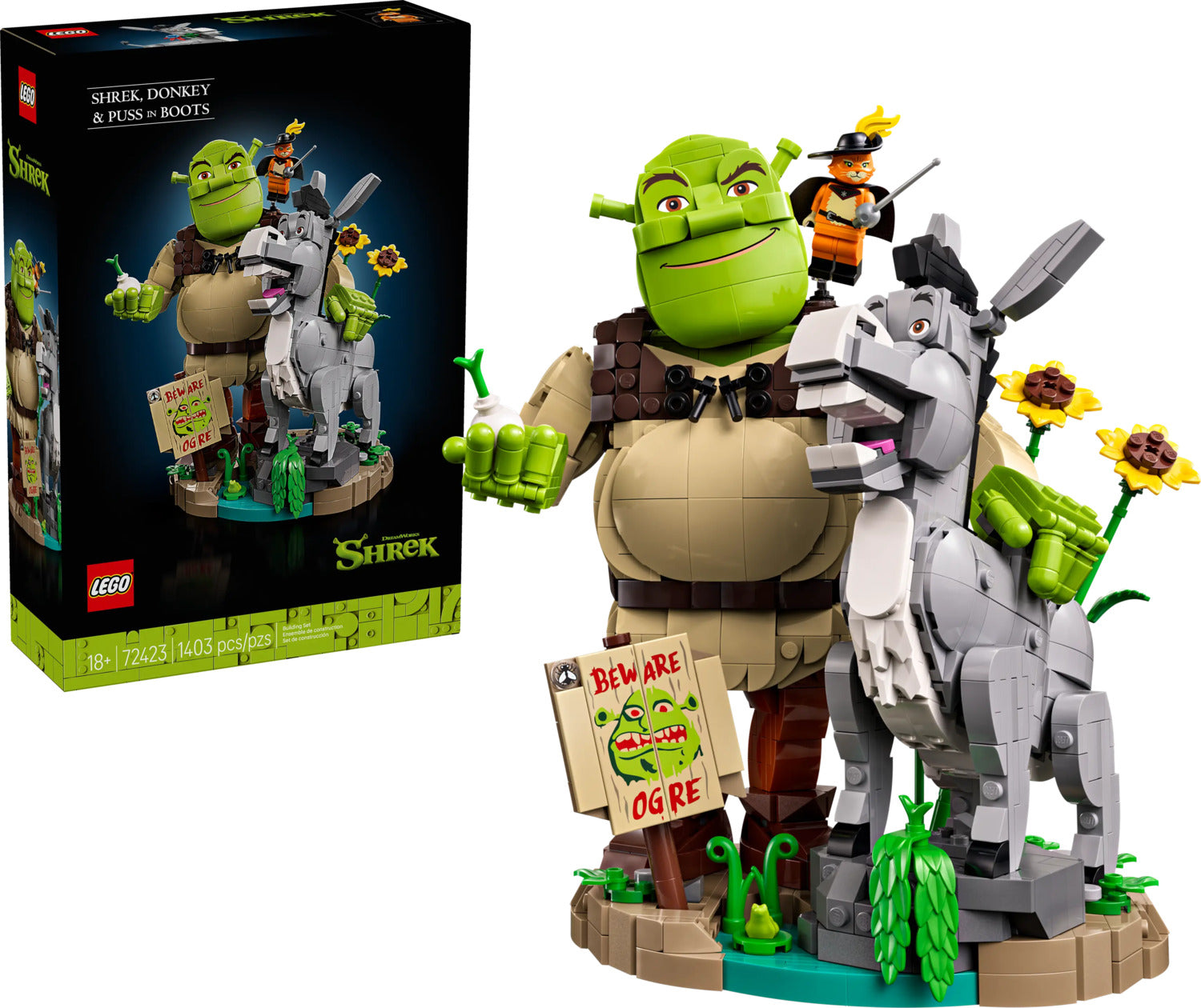 LEGO® Shrek: Shrek, Donkey & Puss in Boots