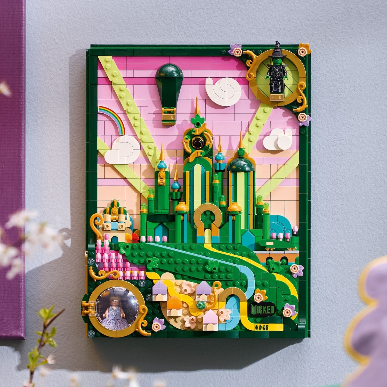 LEGO Wicked: Emerald City Wall Art