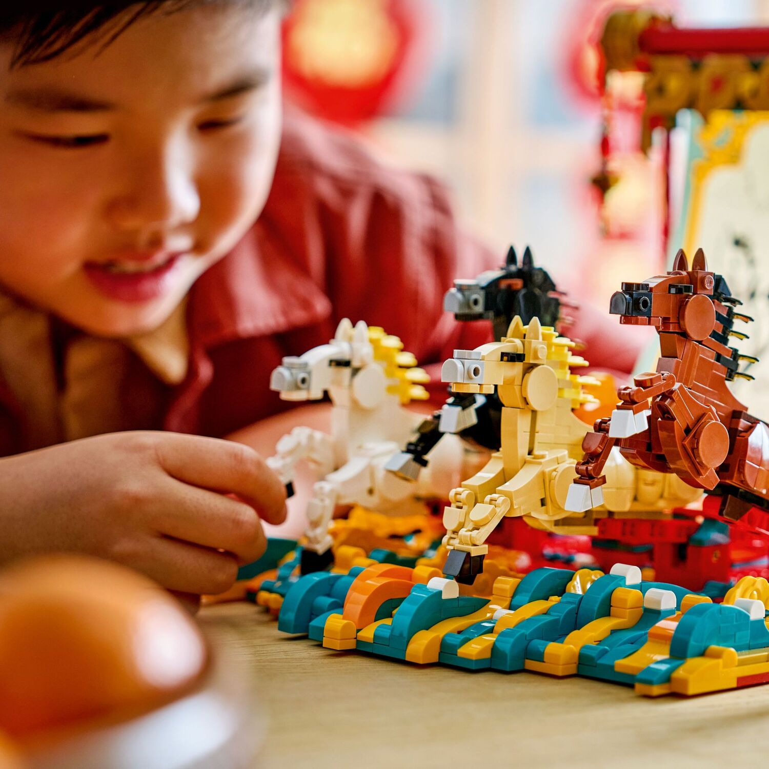 LEGO Chinese Festivals: Galloping Horses Canvas
