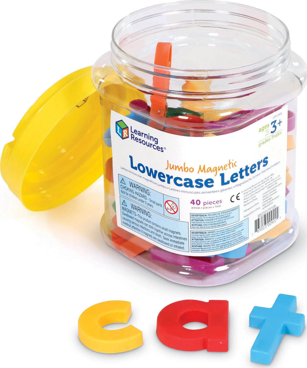 Jumbo Lowercase Magnetic Letters (40 pc)