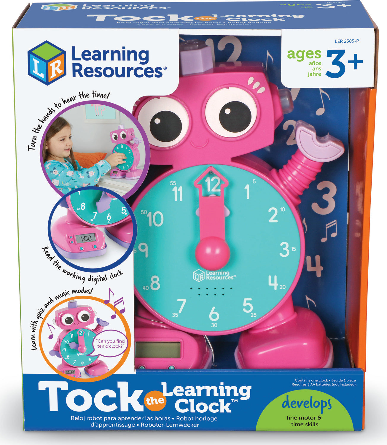 Tock the Learning Clock® - Pink