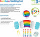 Rainbow Sorting Activity Set