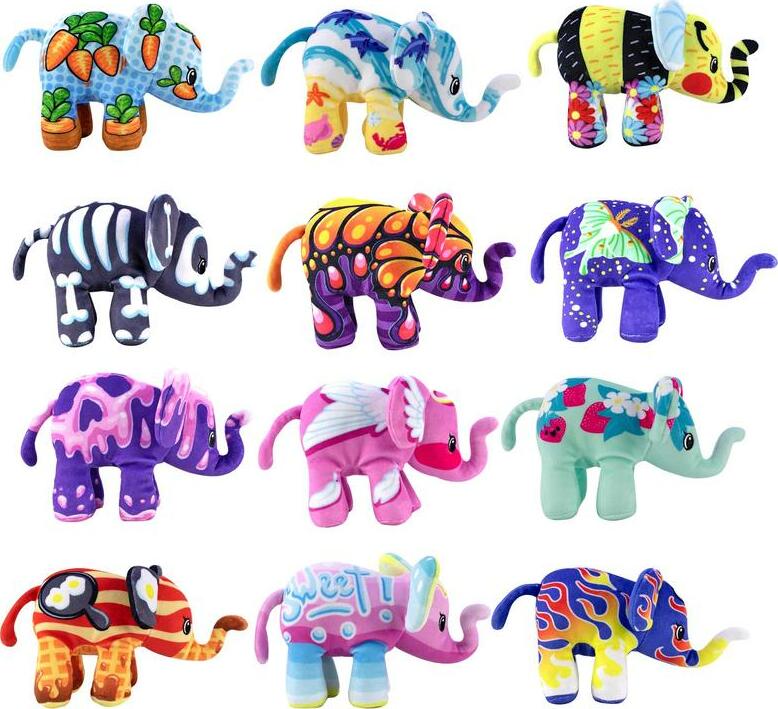 Pop Soft Plush Elephant 4 Inch Mini Plush Mystery Bag