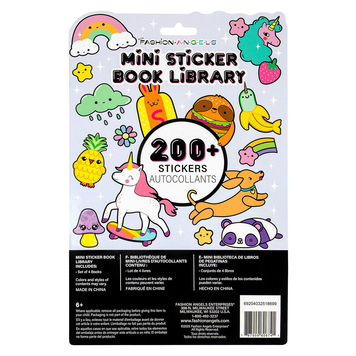 Mini Sticker Book Library