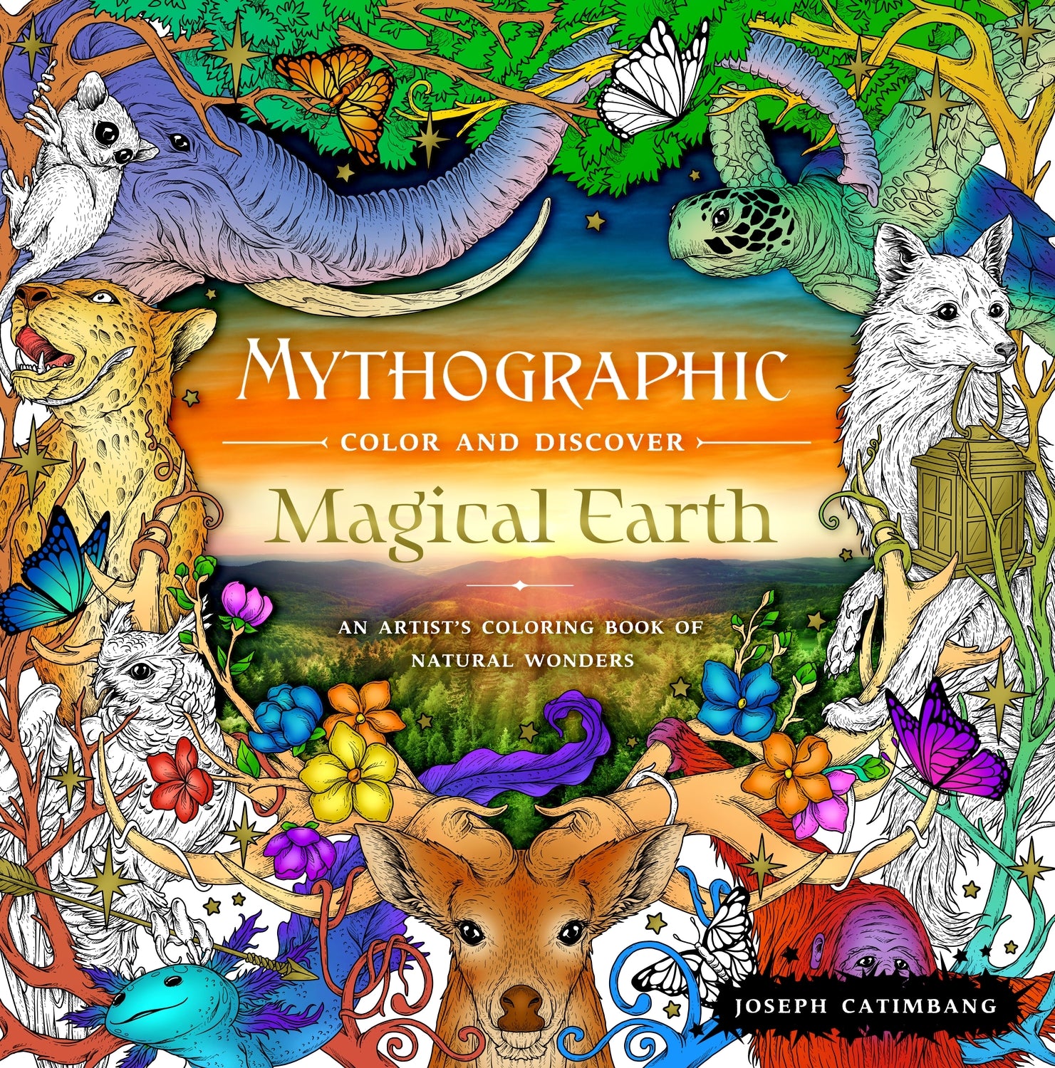 Mythographic Color and Discover: Magical Earth: An Artist's Coloring Book of Natural Wonders