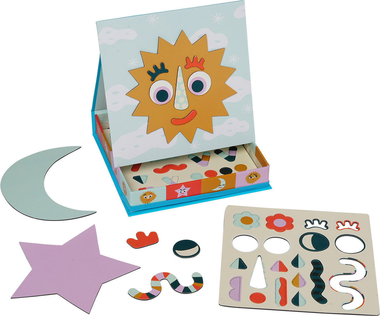 On-the-Go Making Faces 44-Piece Magnetic Travel Activity Toy 3 Years and Up